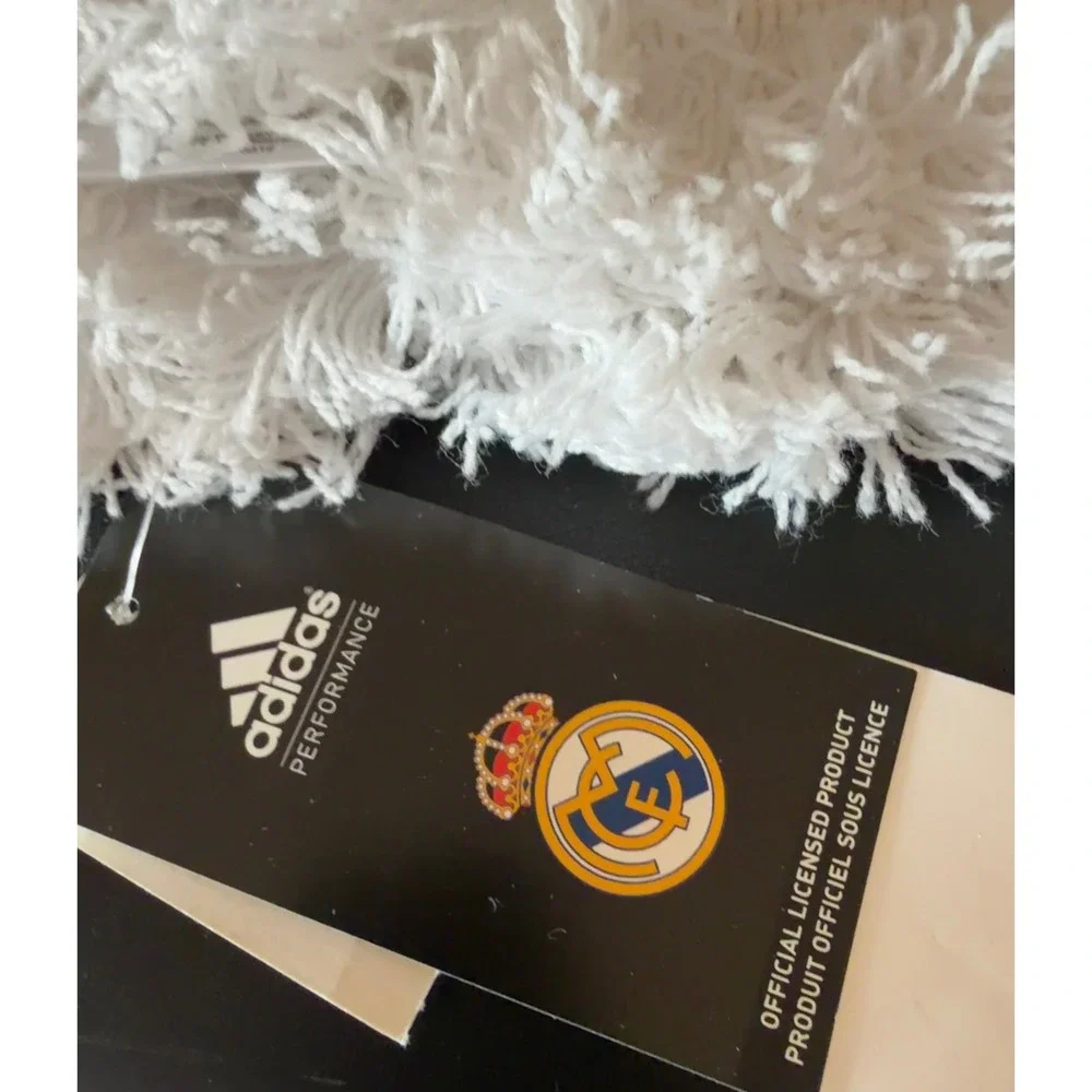 Adidas Real Madrid‎ Knit Scarf Unisex OSFM White Official Licensed Product NEW